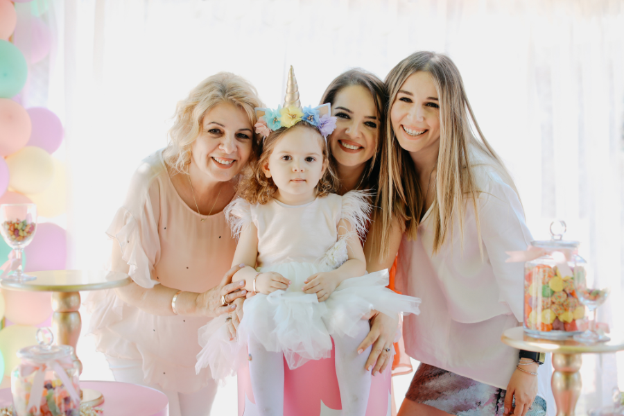 Unicorn themed birthday party