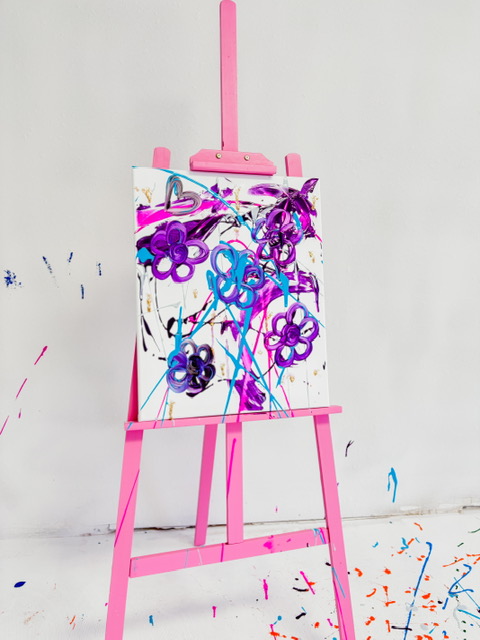 Splatter painting paint suit